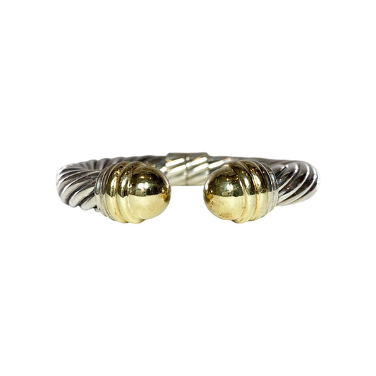 David Yurman Gold 925 Sterling Silver Cable Cuff