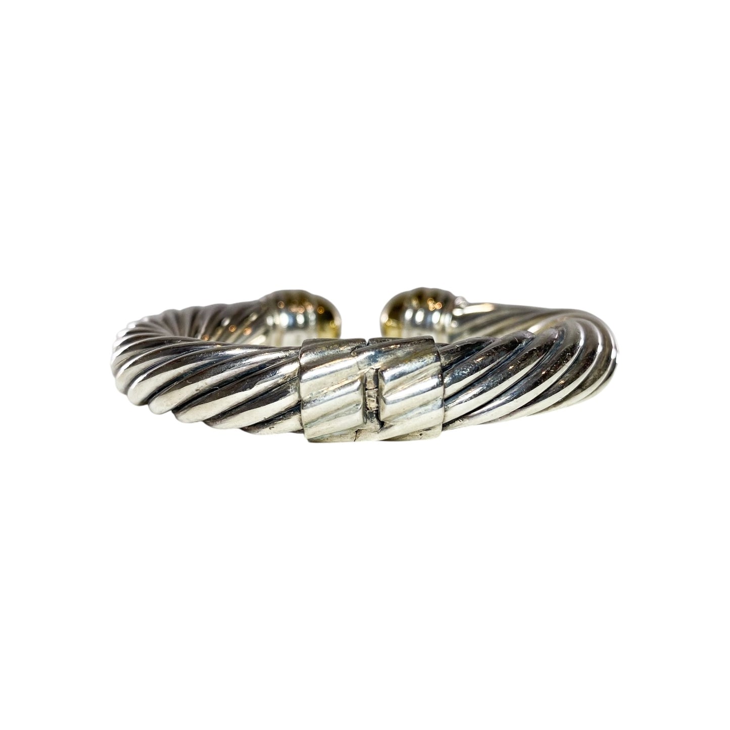 David Yurman Gold 925 Sterling Silver Cable Cuff