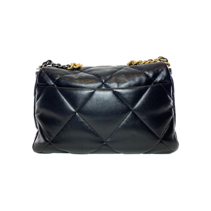 Chanel 19 Black Large