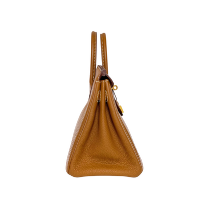 Hermes Birkin 25 Gold Togo Gold Hardware