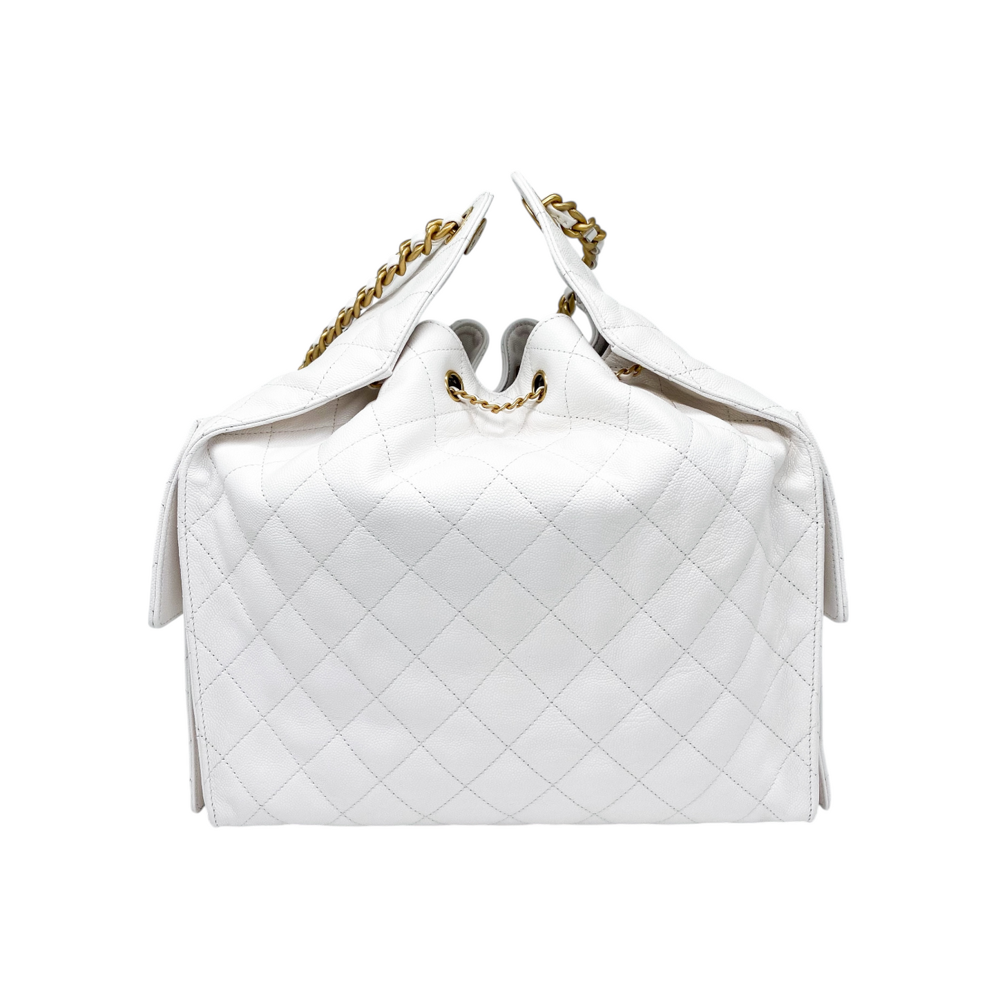 Chanel 25 White Medium