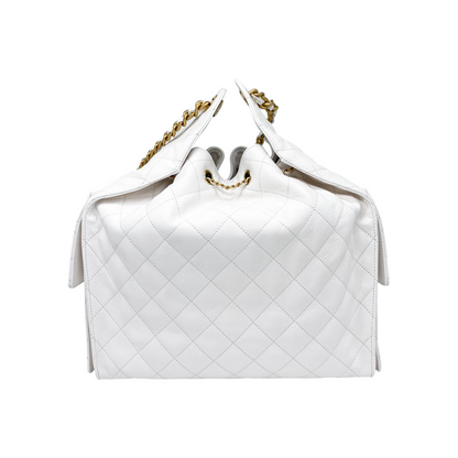 Chanel 25 White Medium