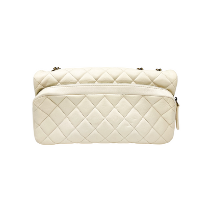 Chanel Ivory Crown Flap Bag