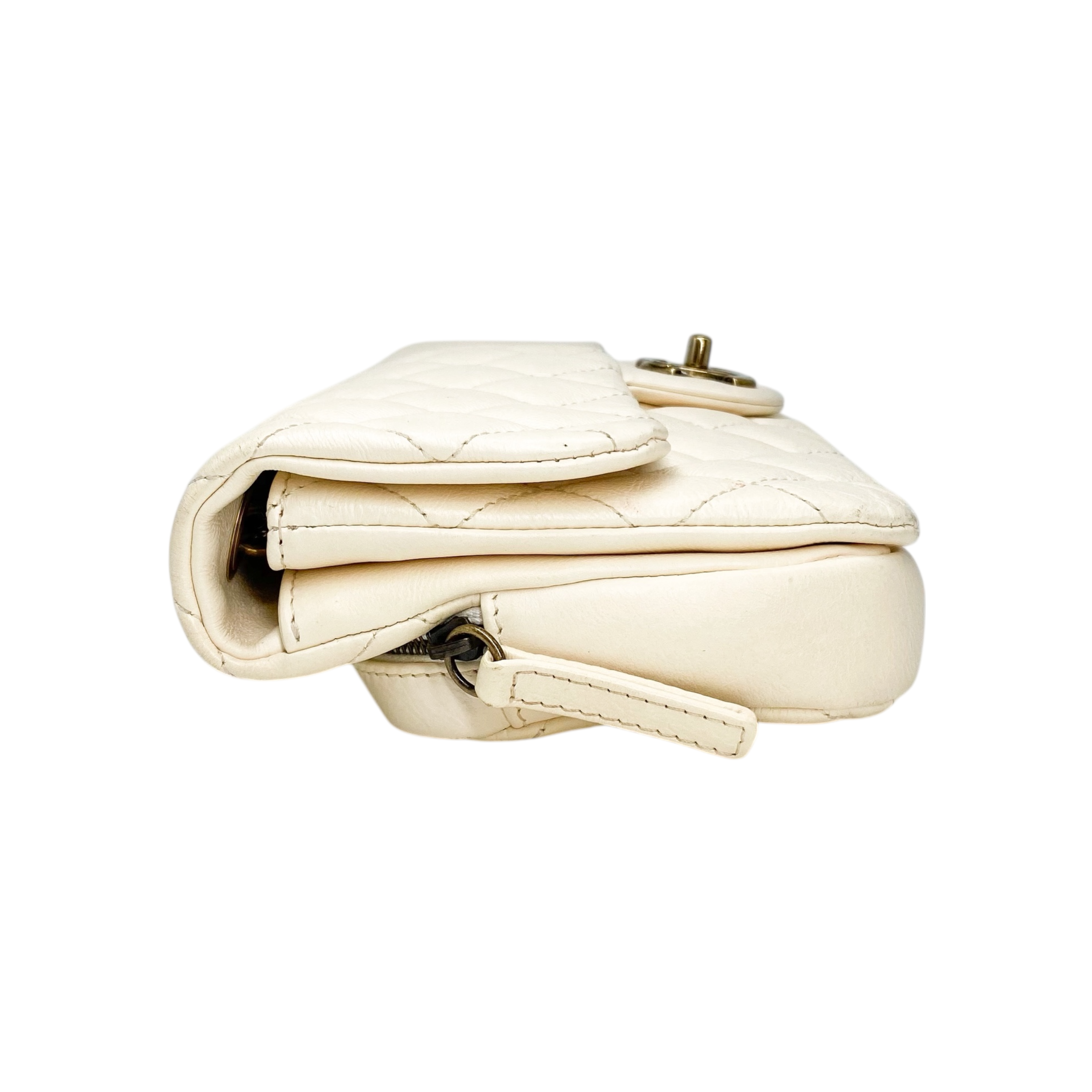 Chanel Ivory Crown Flap Bag