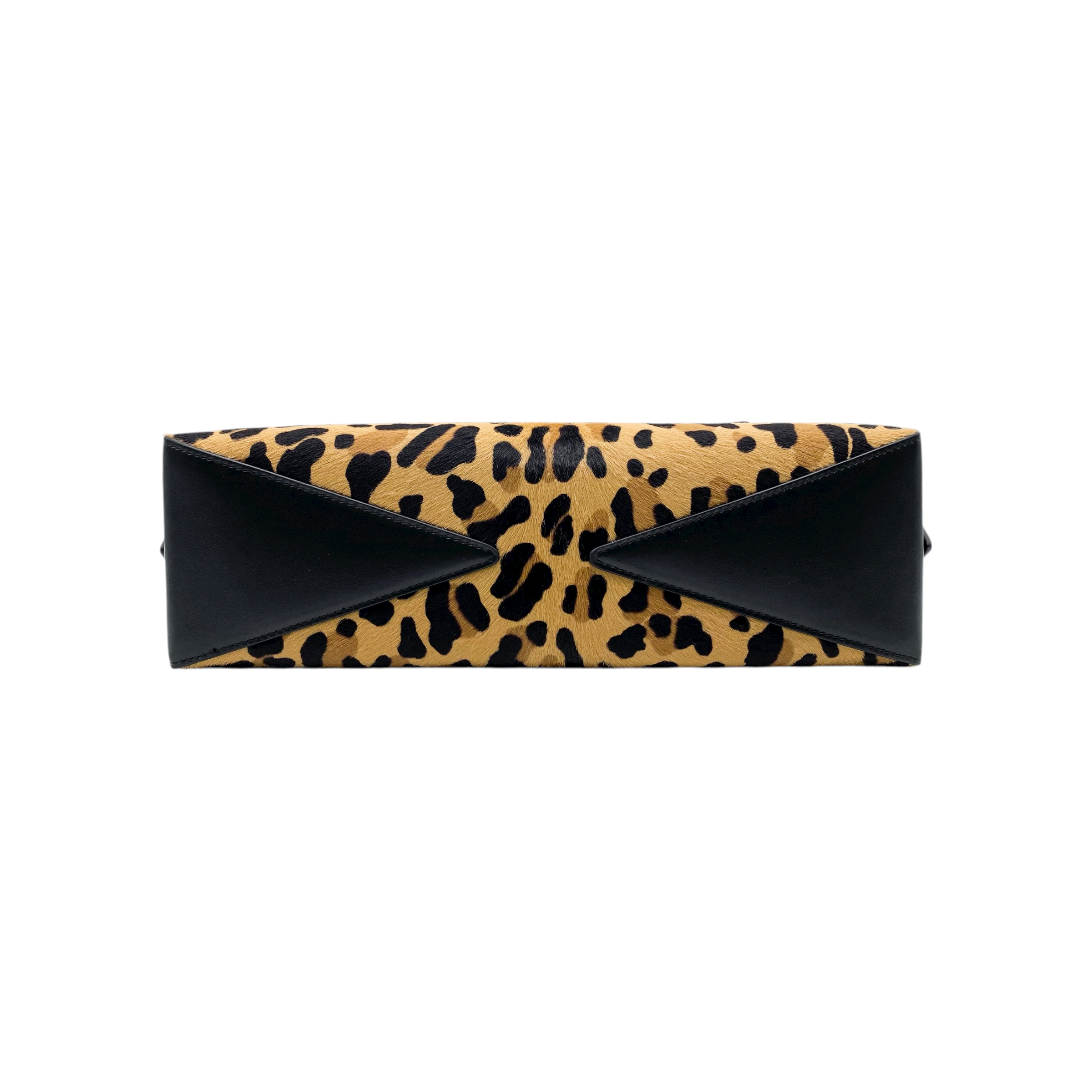 Alaia Leopard Black Le Teckel Shoulder Bag