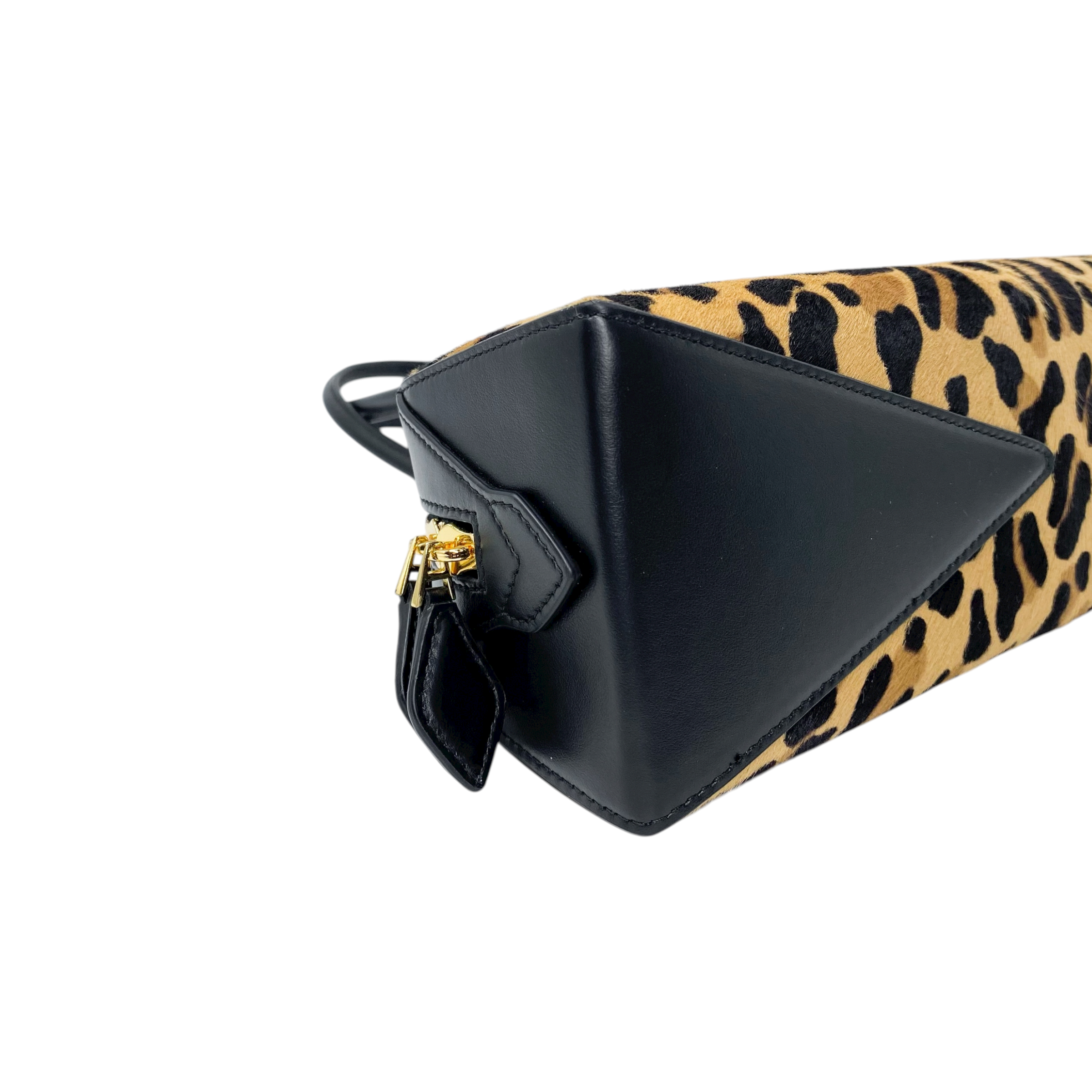Alaia Leopard Black Le Teckel Shoulder Bag