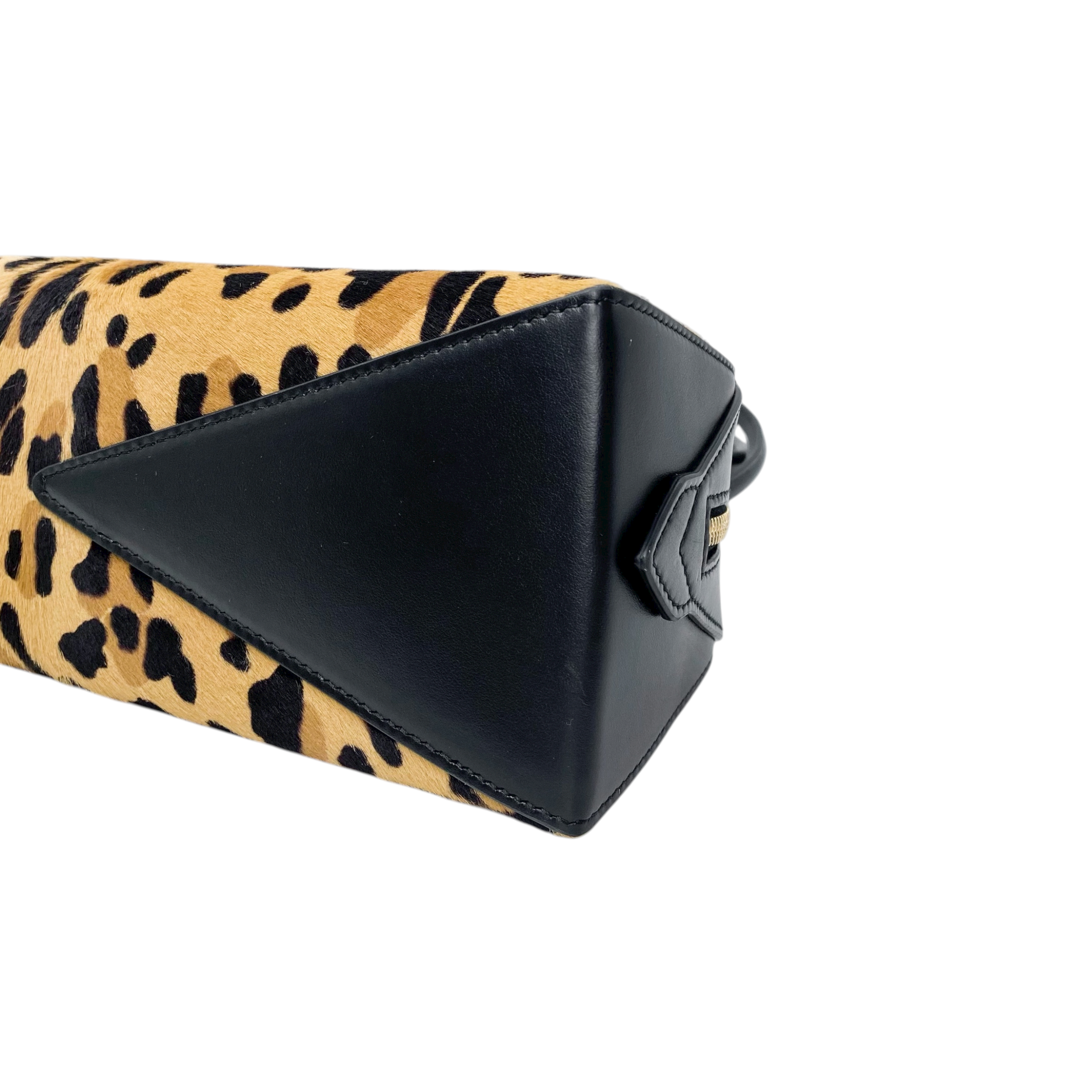 Alaia Leopard Black Le Teckel Shoulder Bag