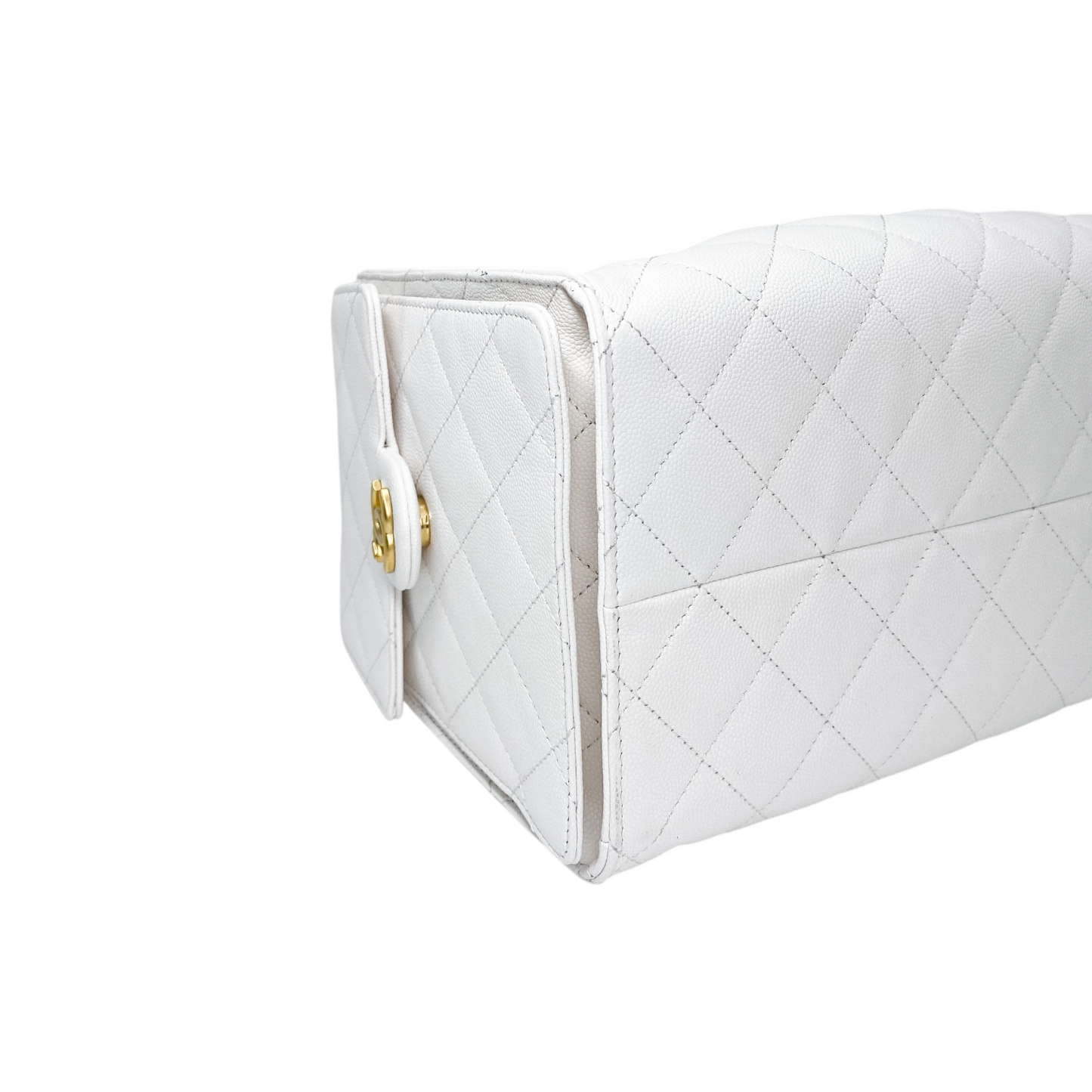 Chanel 25 White Medium