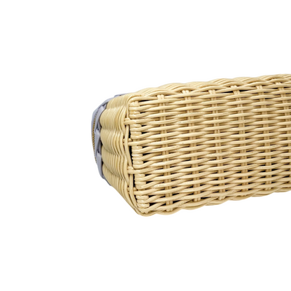 Loro Piana Malt Moonstone Blue Sun Wicker L-19 East-West