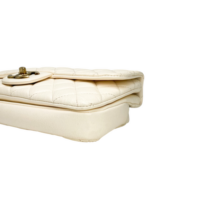 Chanel Ivory Crown Flap Bag