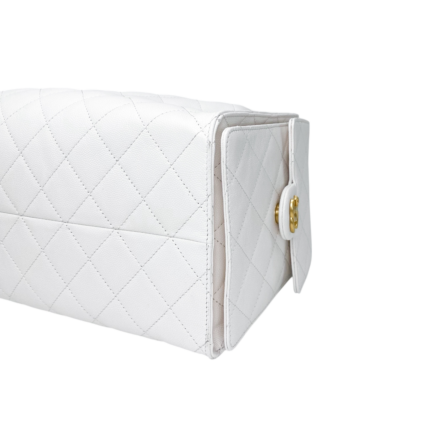 Chanel 25 White Medium