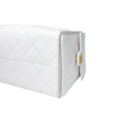 Chanel 25 White Medium