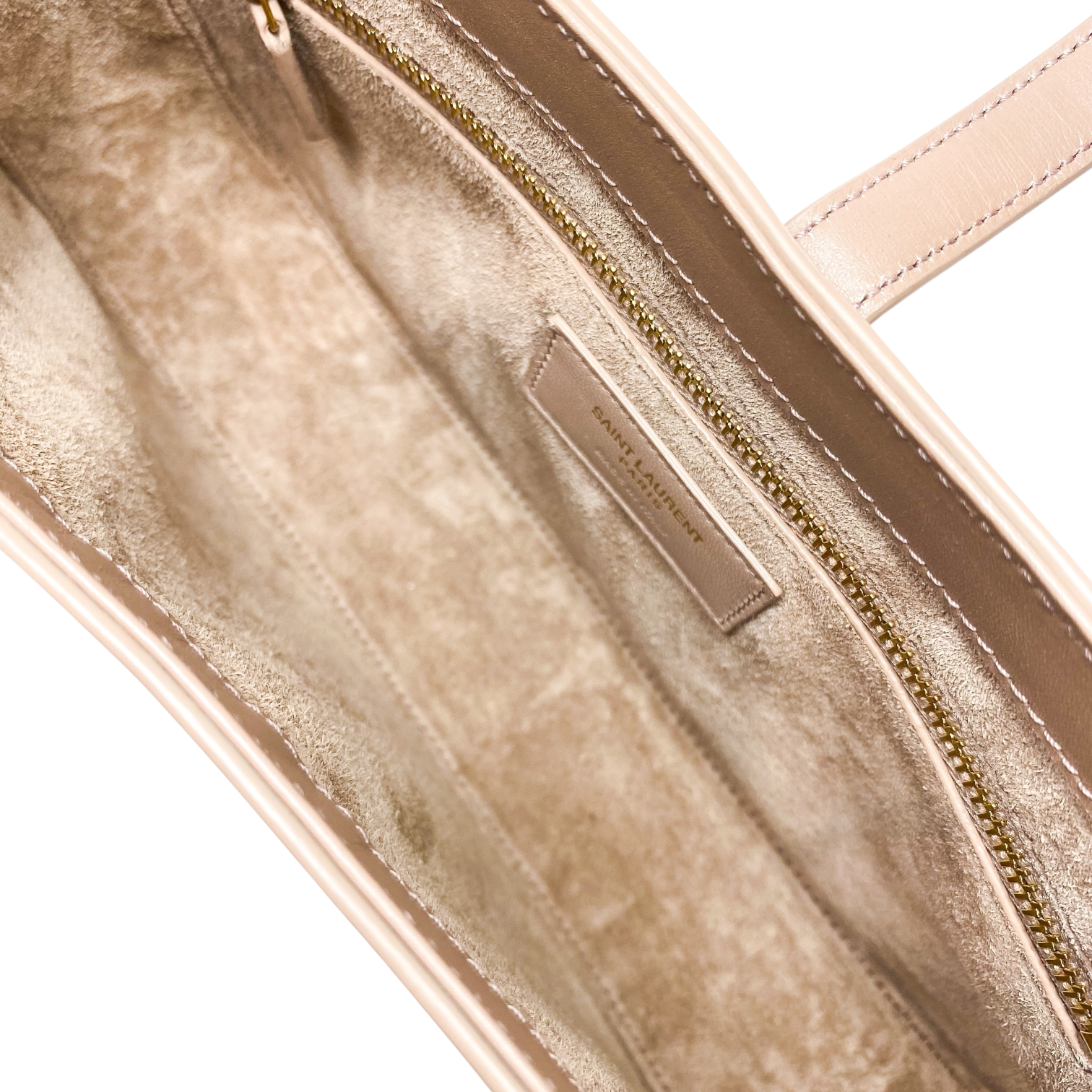 Saint Laurent Taupe Le 5 a 7 Hobo Bag