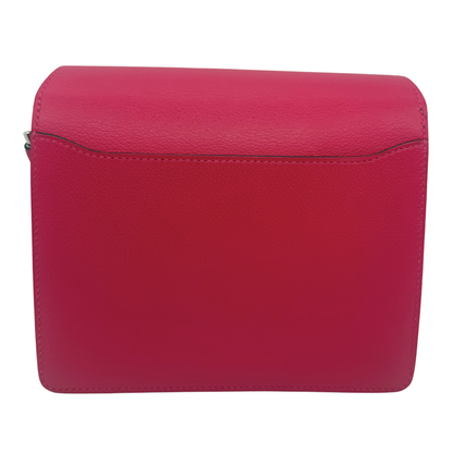 Hermès Mini Roulis 18 Rose Mexico Allegator Touch/ Swift Palladium Hardware