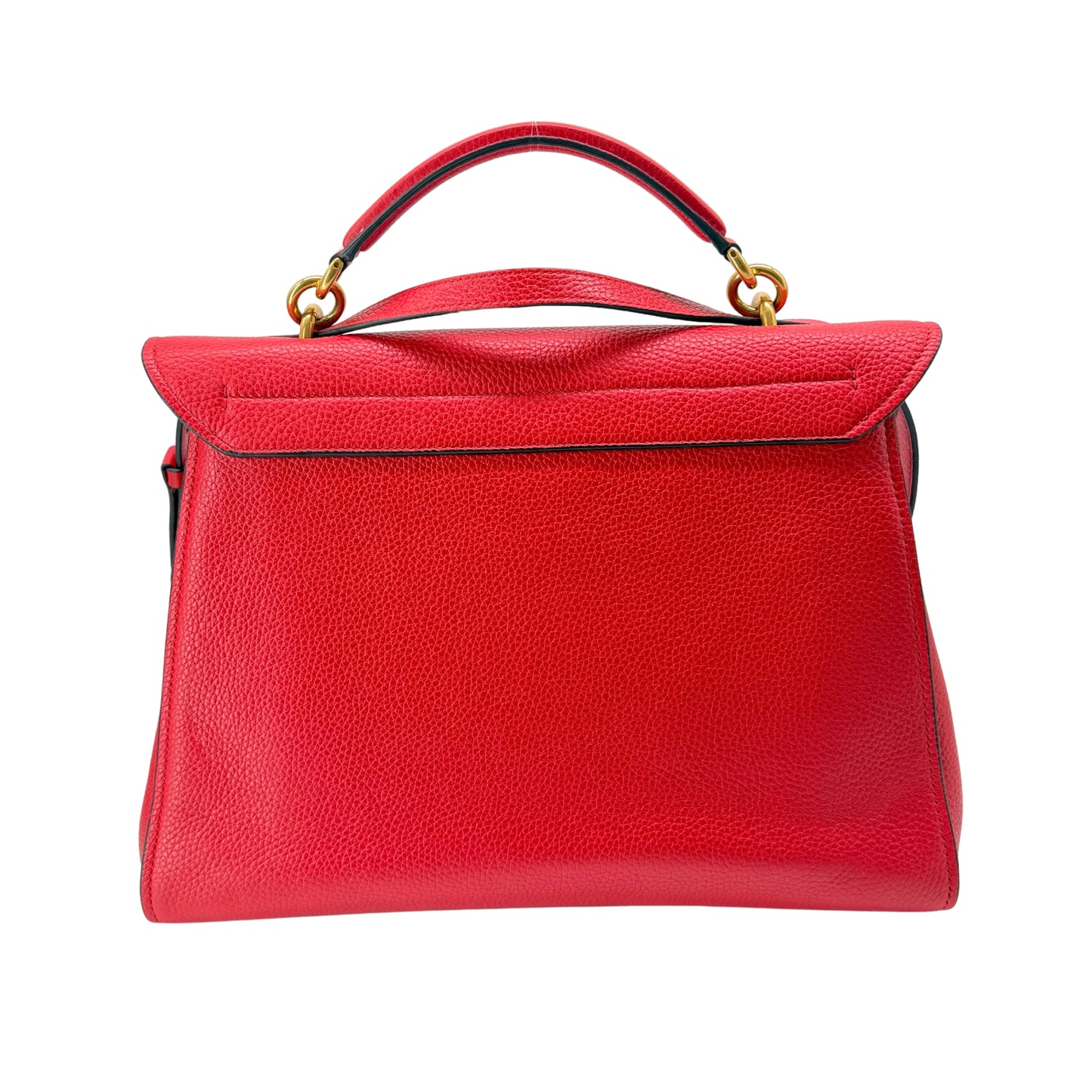 Salvatorre Ferragamo Gancini Top Handle Flap Bag