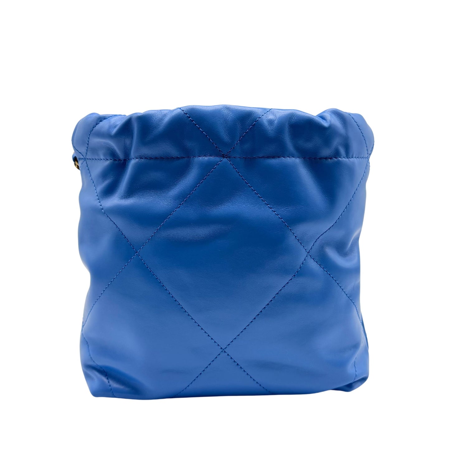 Chanel 22 Mini Blue Calfskin GHW
