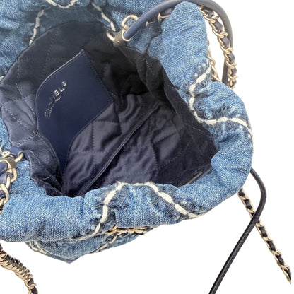 Chanel 22 Mini Denim Crossbody Bag
