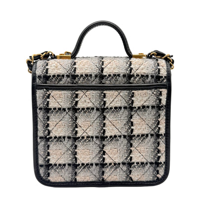 Chanel Tweed School Memory Top Handle