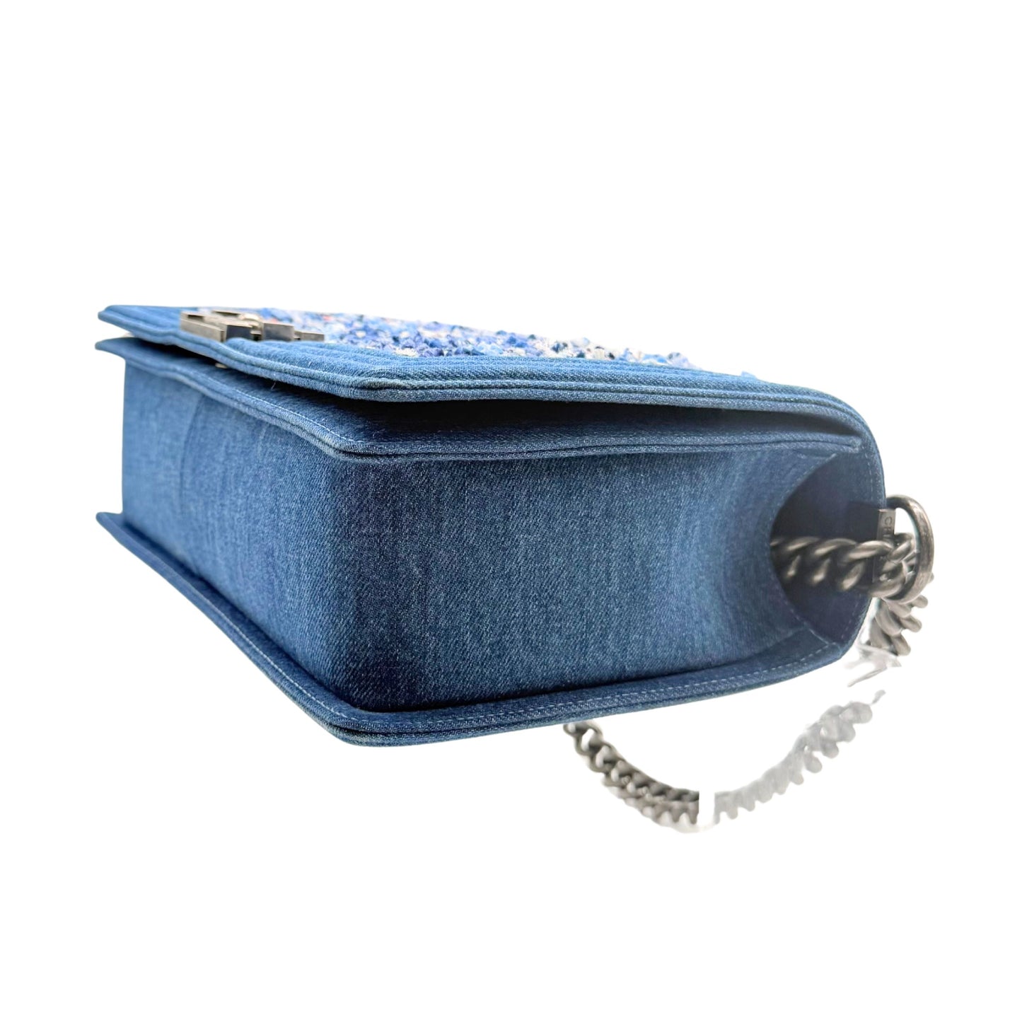 Chanel Medium Denim and Tweed Boy Bag