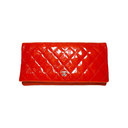 Chanel Patent Red Beauty CC Clutch