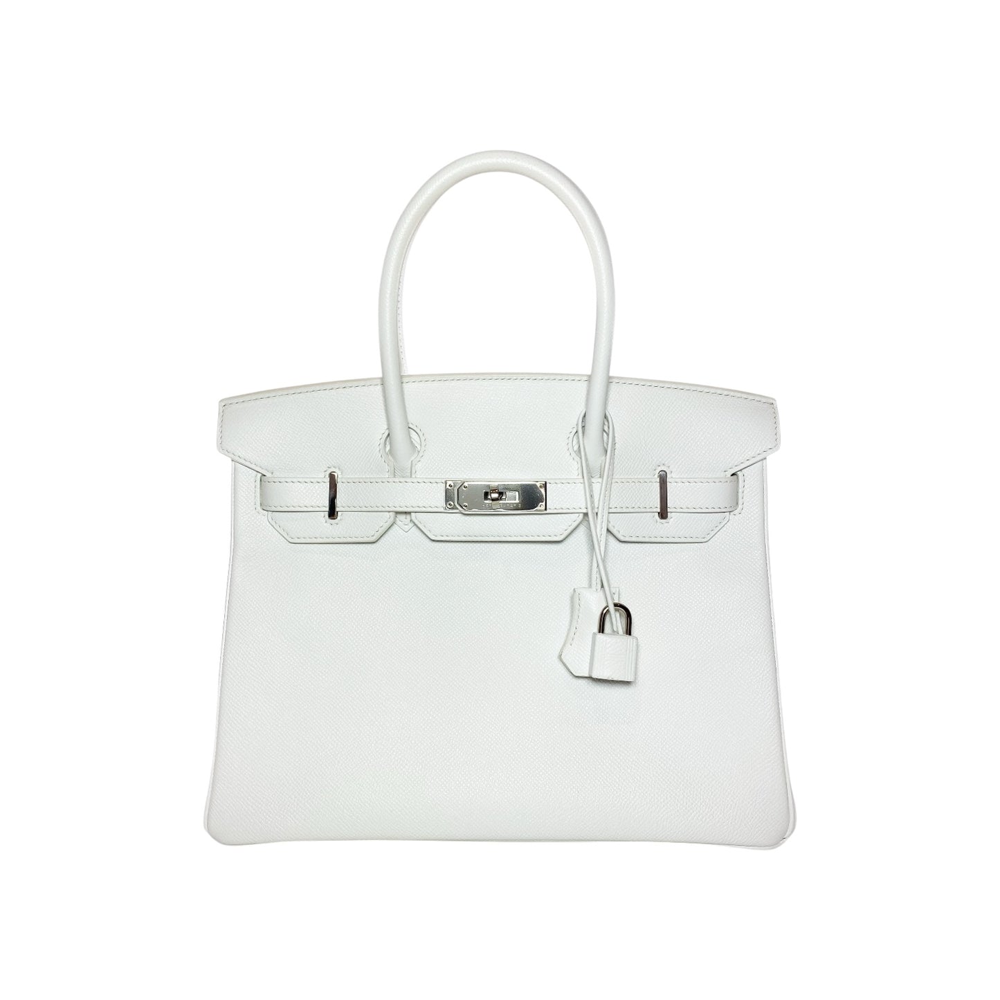 Hermes Birkin 30 White Epsom Palladium Hardware