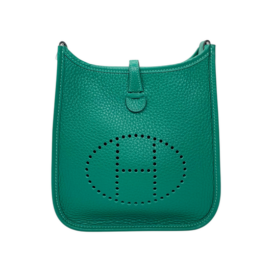 Hermes Evelyne TPM Vert Vertigo Clemence Palladium Hardware