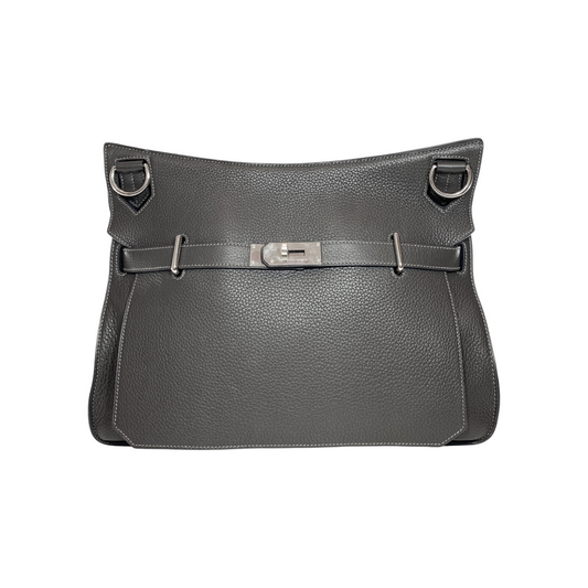 Hermes Jypsiere 34 Graphite Palladium Hardware
