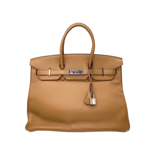 Hermes Birkin 35 Alezan Togo Palladium Hardware
