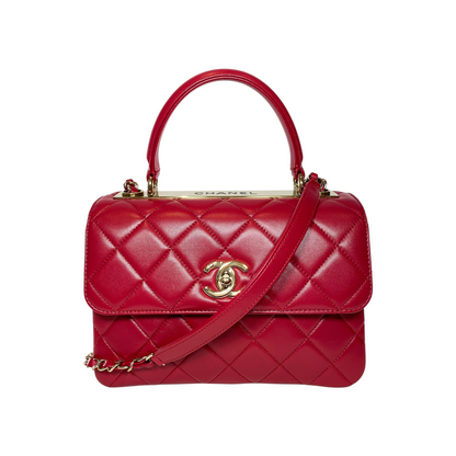 Chanel Red Medium Trendy Bag