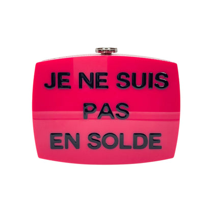 Chanel Hot Pink 5x5 Resin Minaudiere Clutch
