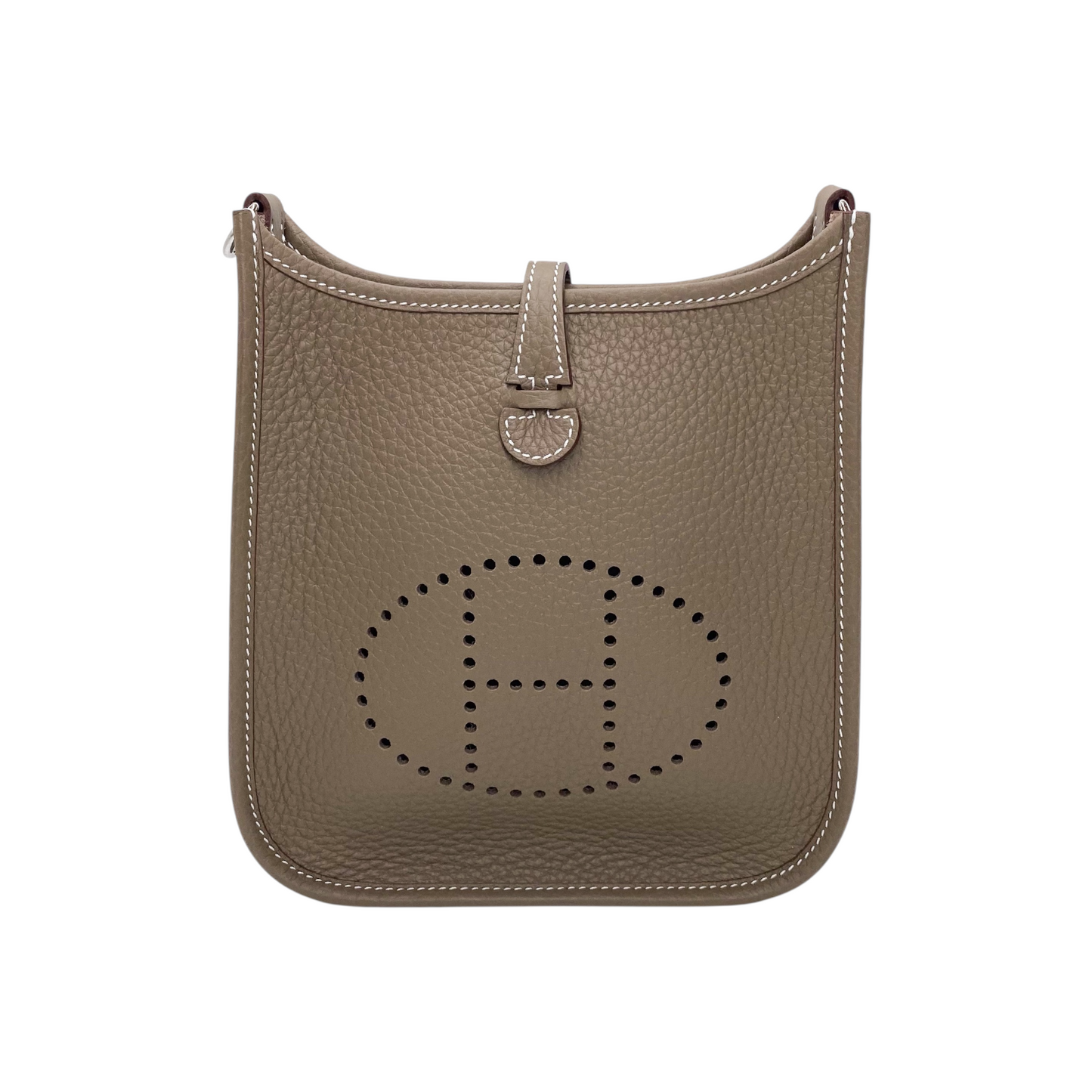 Hermes Evelyne TPM Etoupe Palladium Hardware