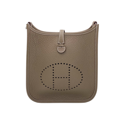 Hermes Evelyne TPM Etoupe Palladium Hardware