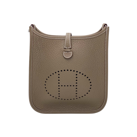 Hermes Evelyne TPM Etoupe Palladium Hardware
