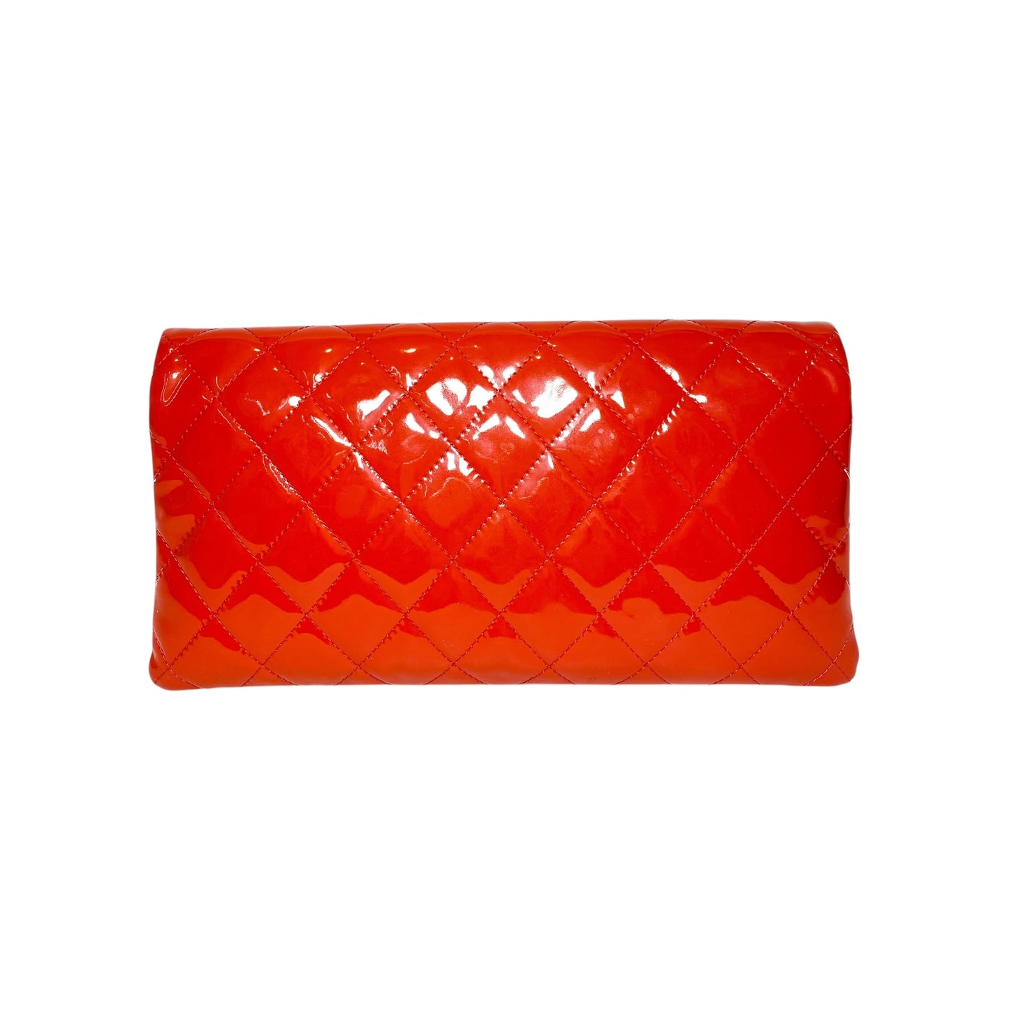 Chanel Patent Red Beauty CC Clutch