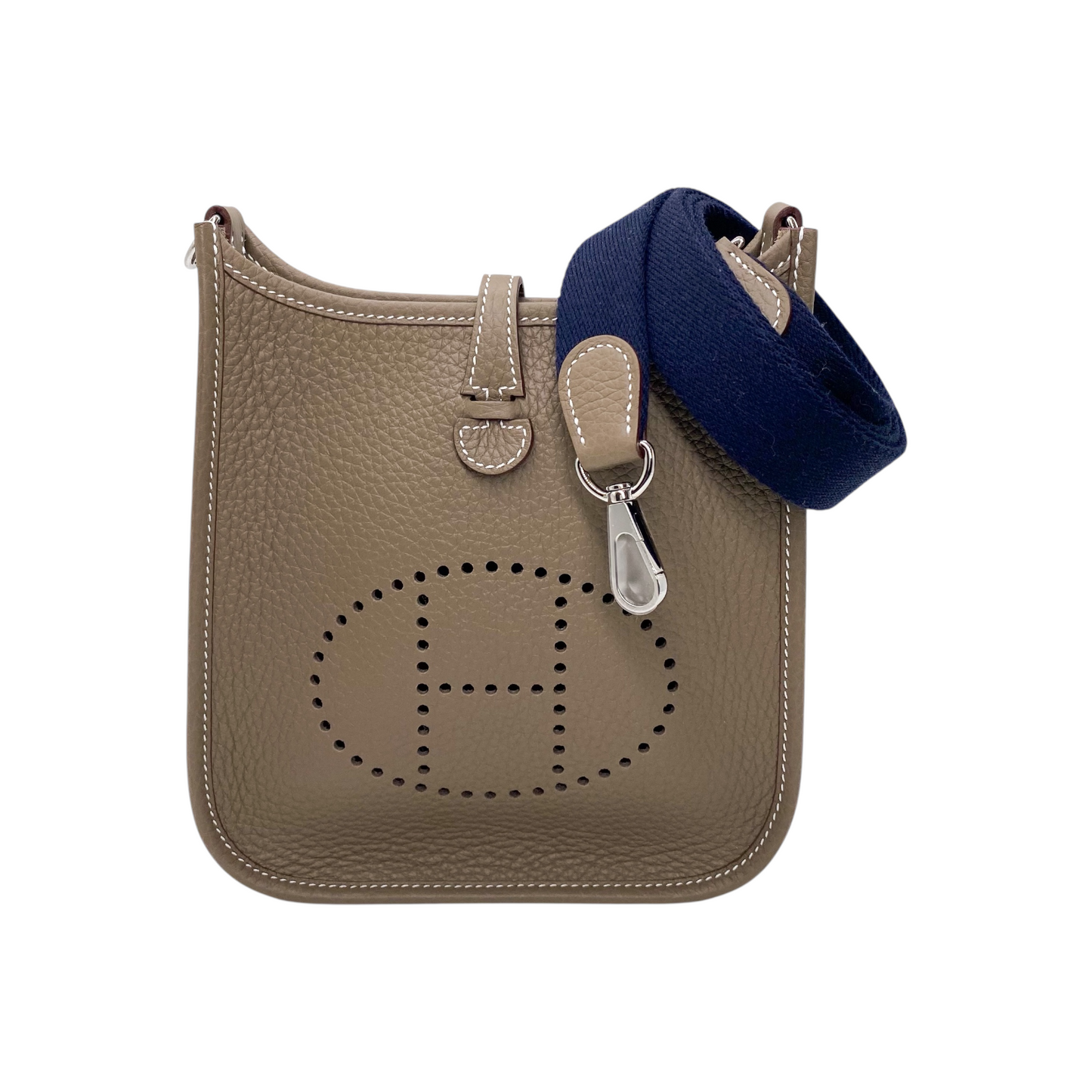 Hermes Evelyne TPM Etoupe Palladium Hardware