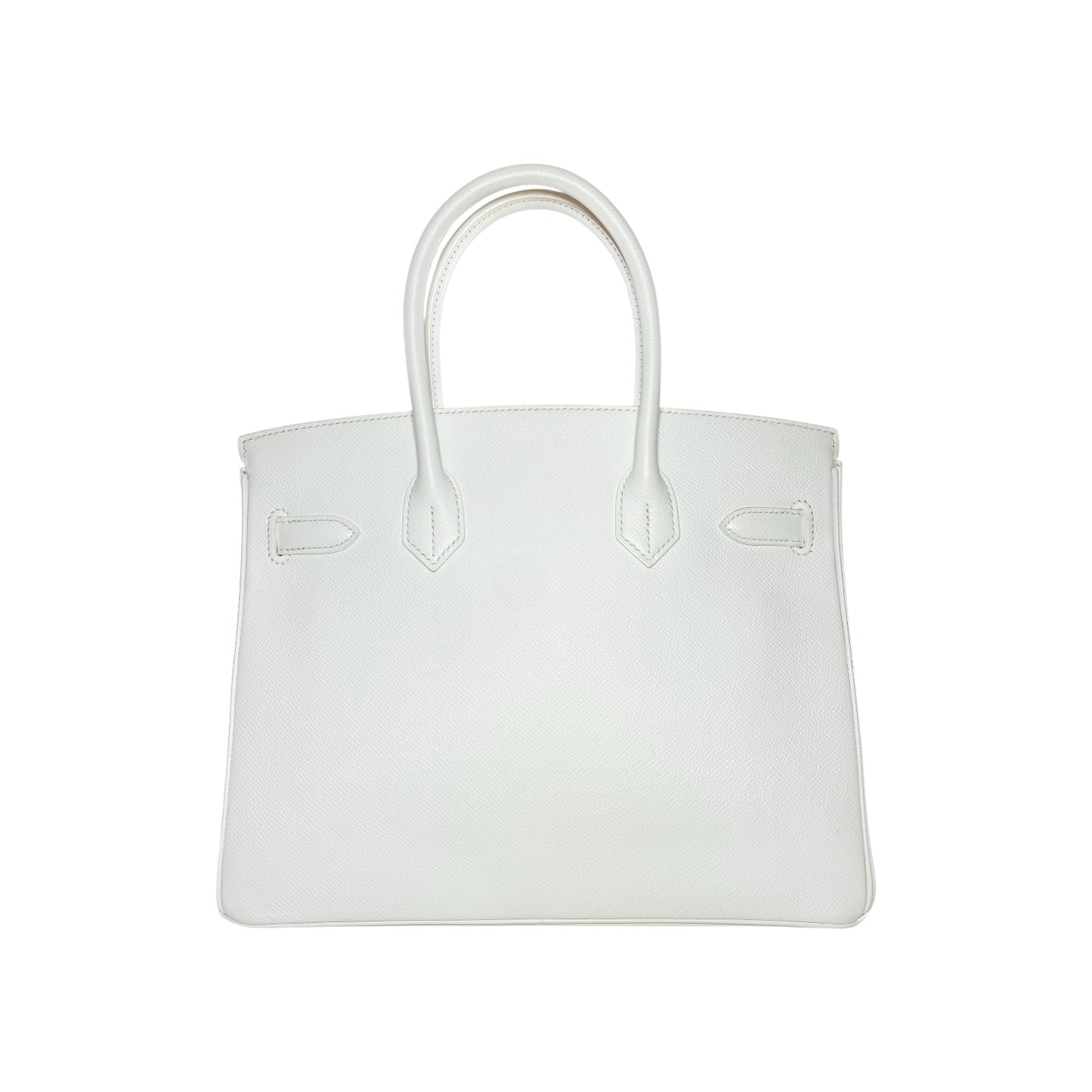 Hermes Birkin 30 White Epsom Palladium Hardware
