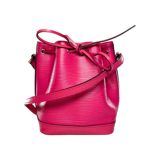 Louis Vuitton Pink Nano Noe Epi Bucket Bag