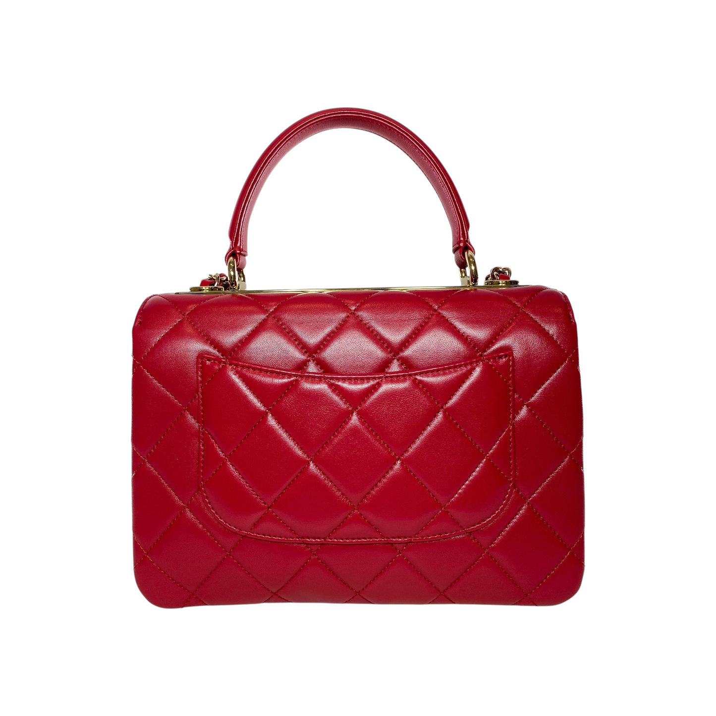 Chanel Red Medium Trendy Bag