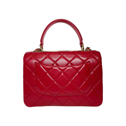 Chanel Red Medium Trendy Bag