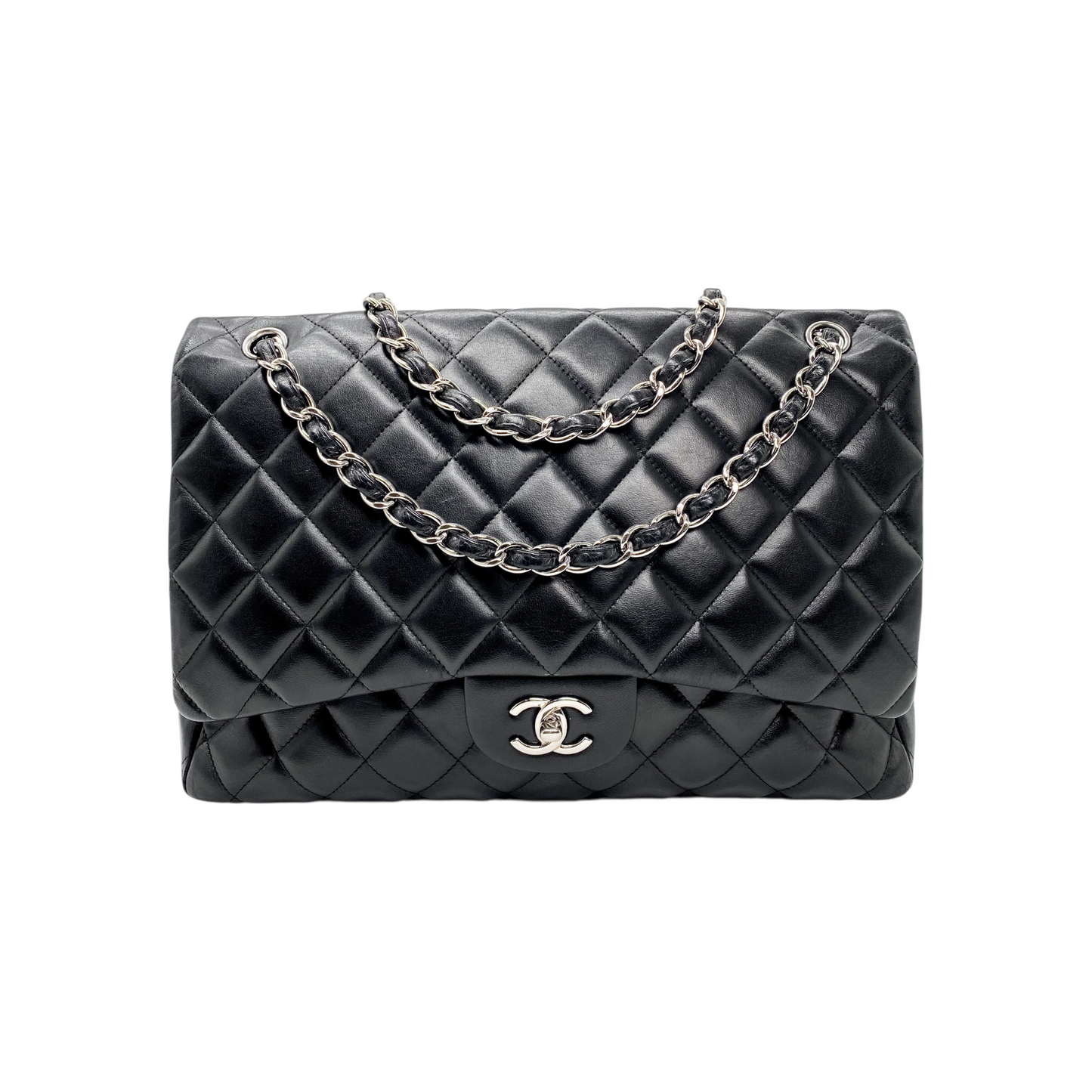 Chanel Black Maxi Single Flap Bag