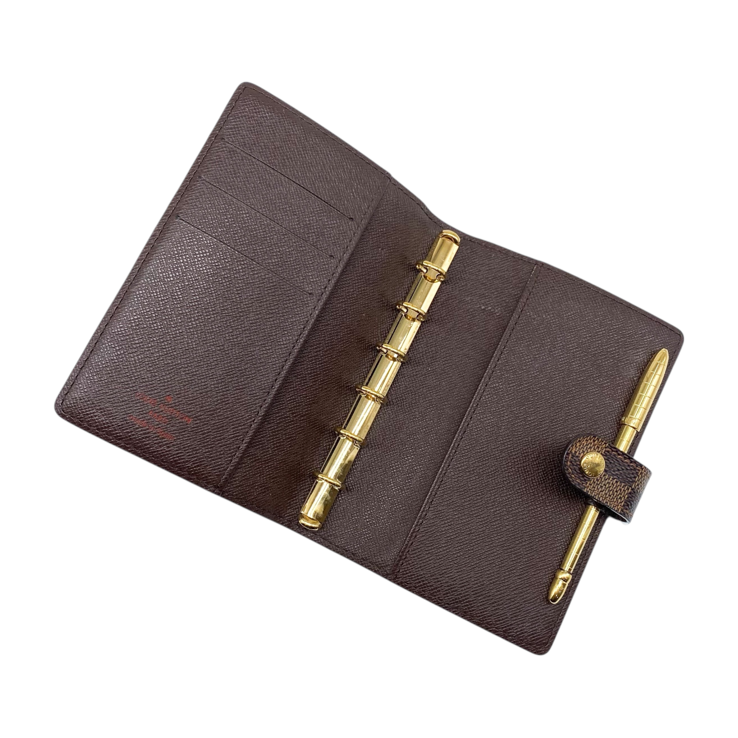 Louis Vuitton Brown Damier Small Agenda