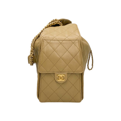 Chanel 25 Dark Beige Large