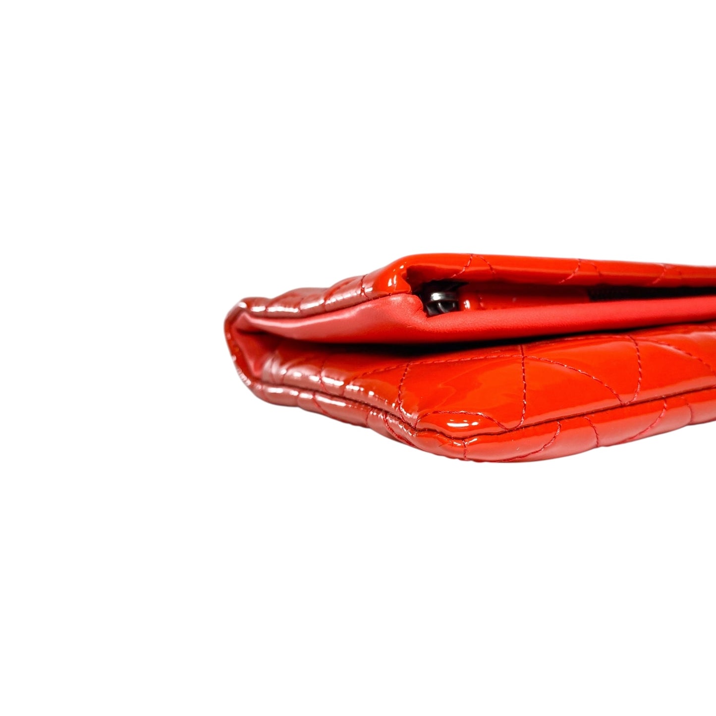 Chanel Patent Red Beauty CC Clutch