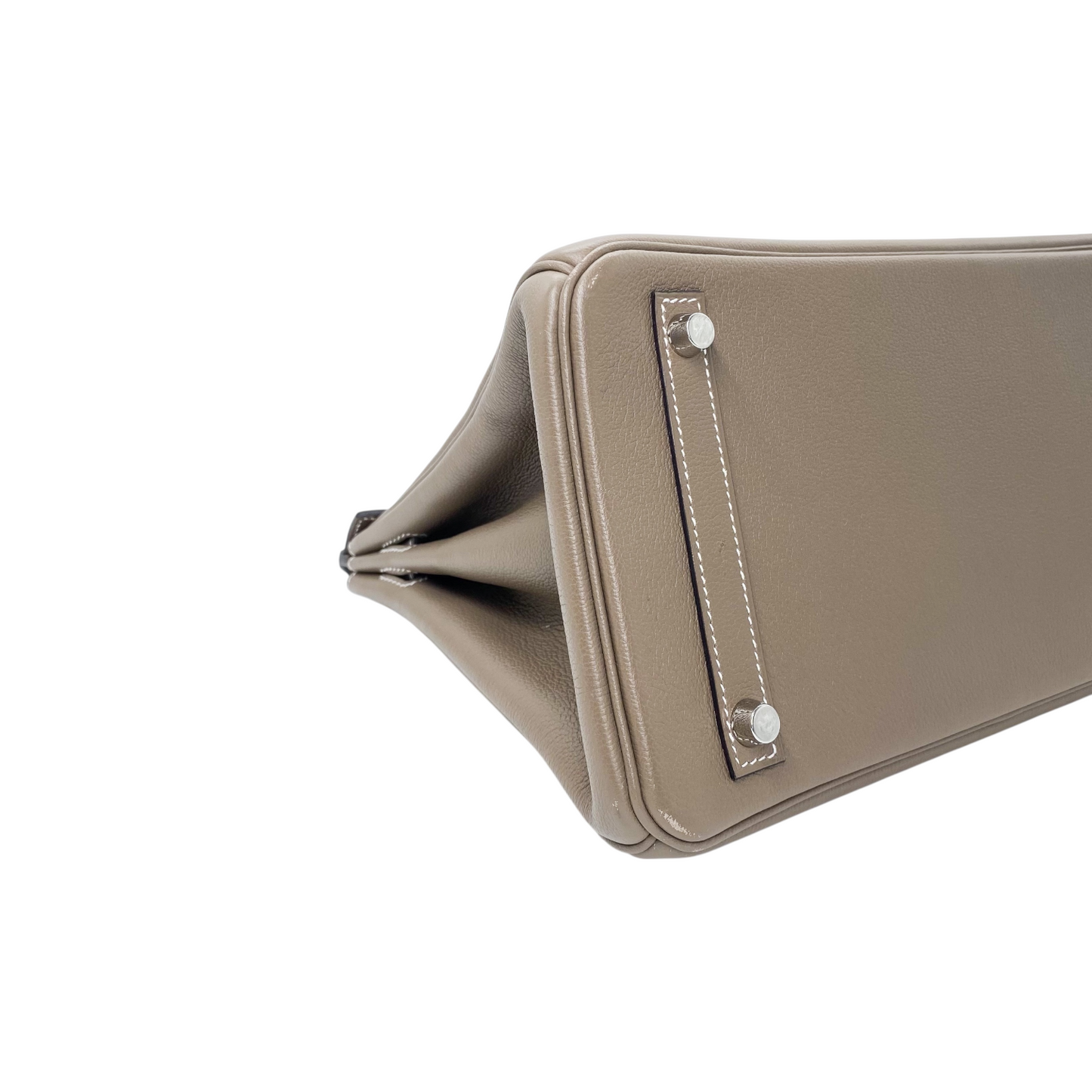 Hermes Birkin 30 Etoupe Evercolor Palladium Hardware