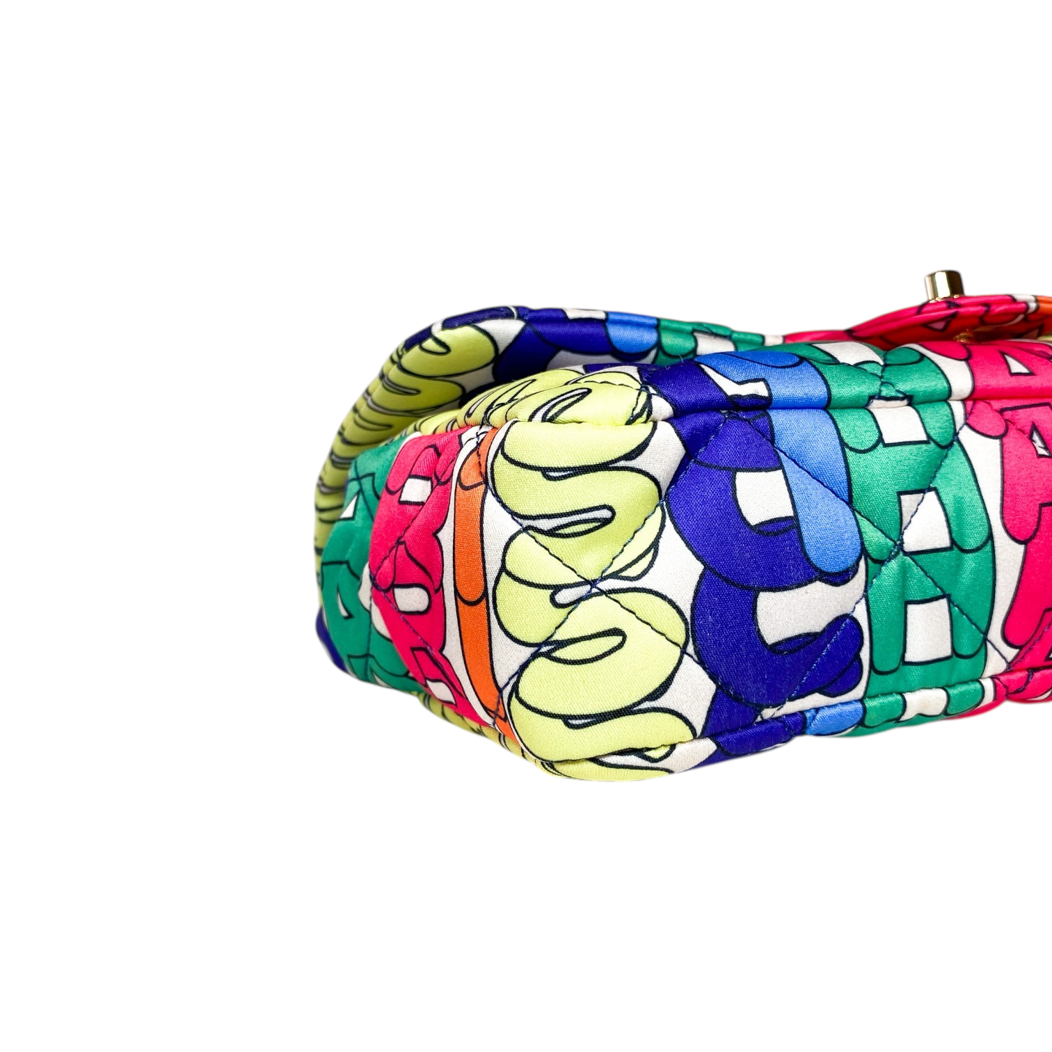 Chanel Multicolor Printed Flap Bag
