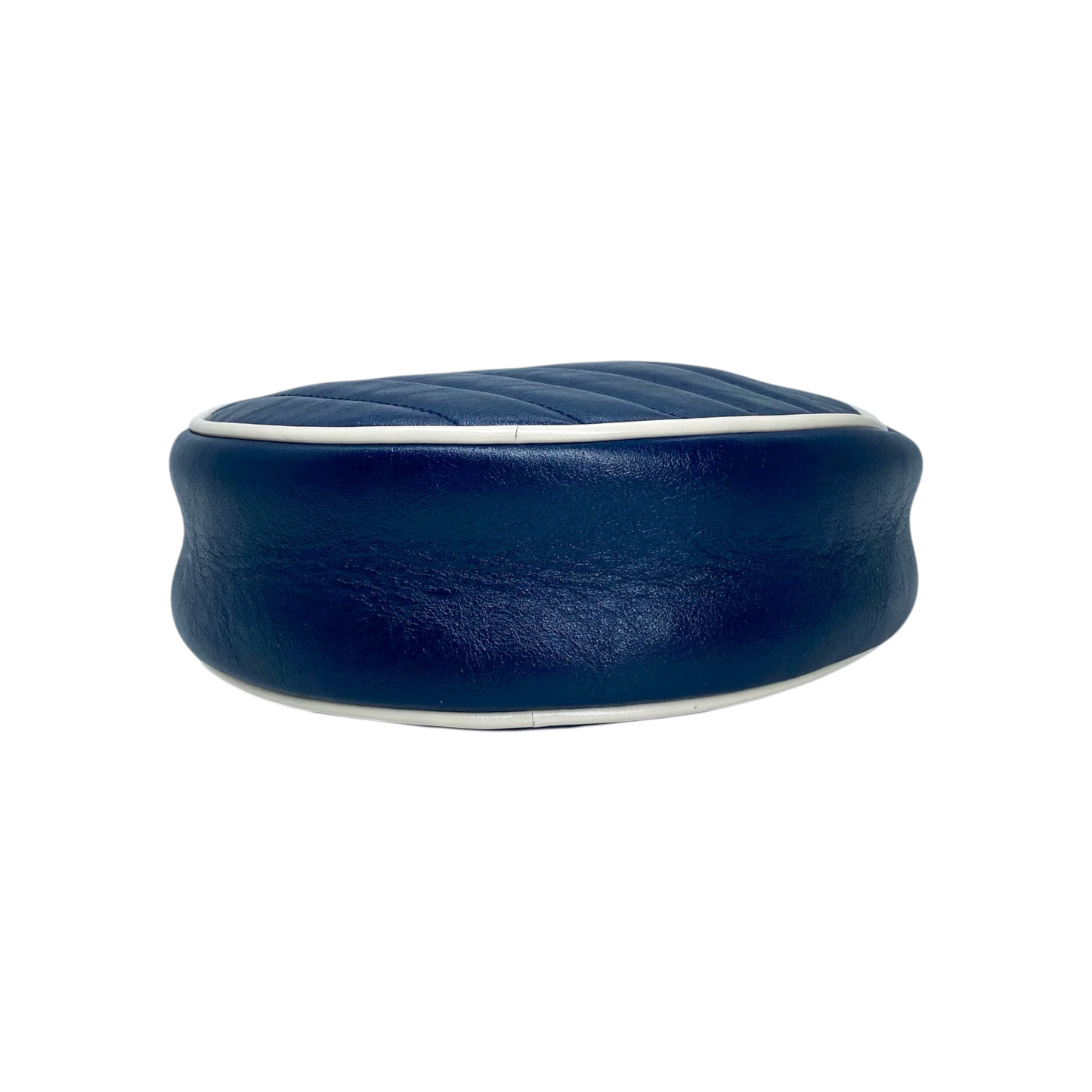 Gucci Navy Round Marmont Camera Bag