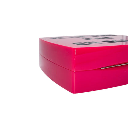 Chanel Hot Pink 5x5 Resin Minaudiere Clutch