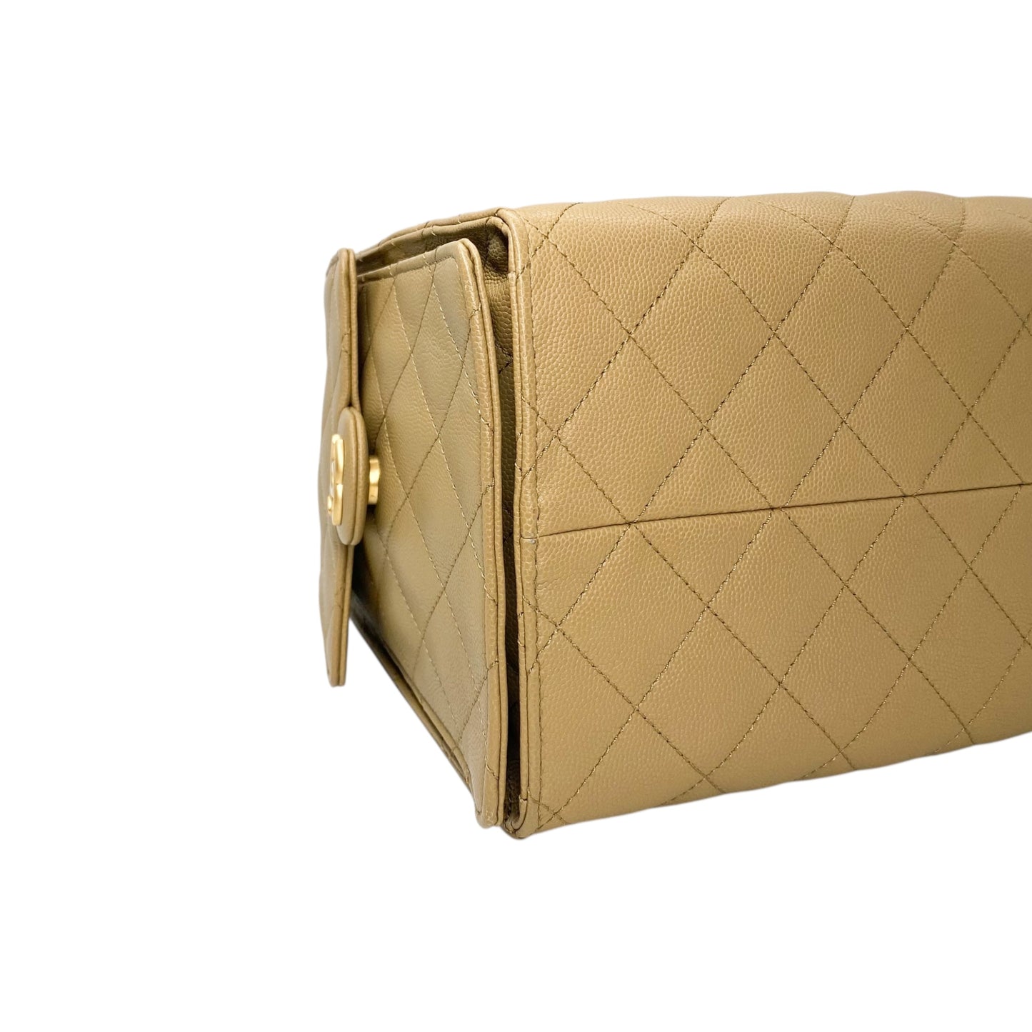 Chanel 25 Dark Beige Large