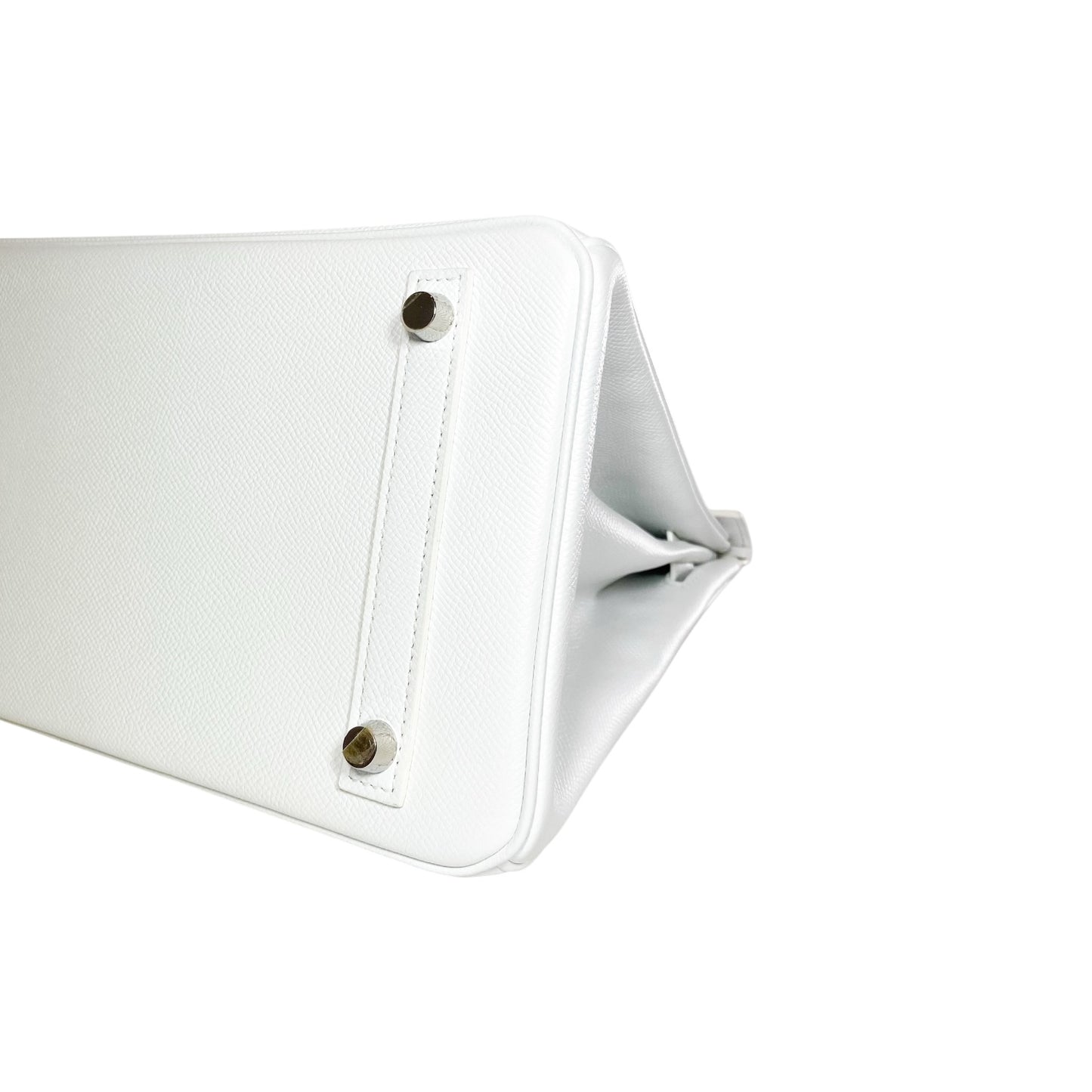 Hermes Birkin 30 White Epsom Palladium Hardware