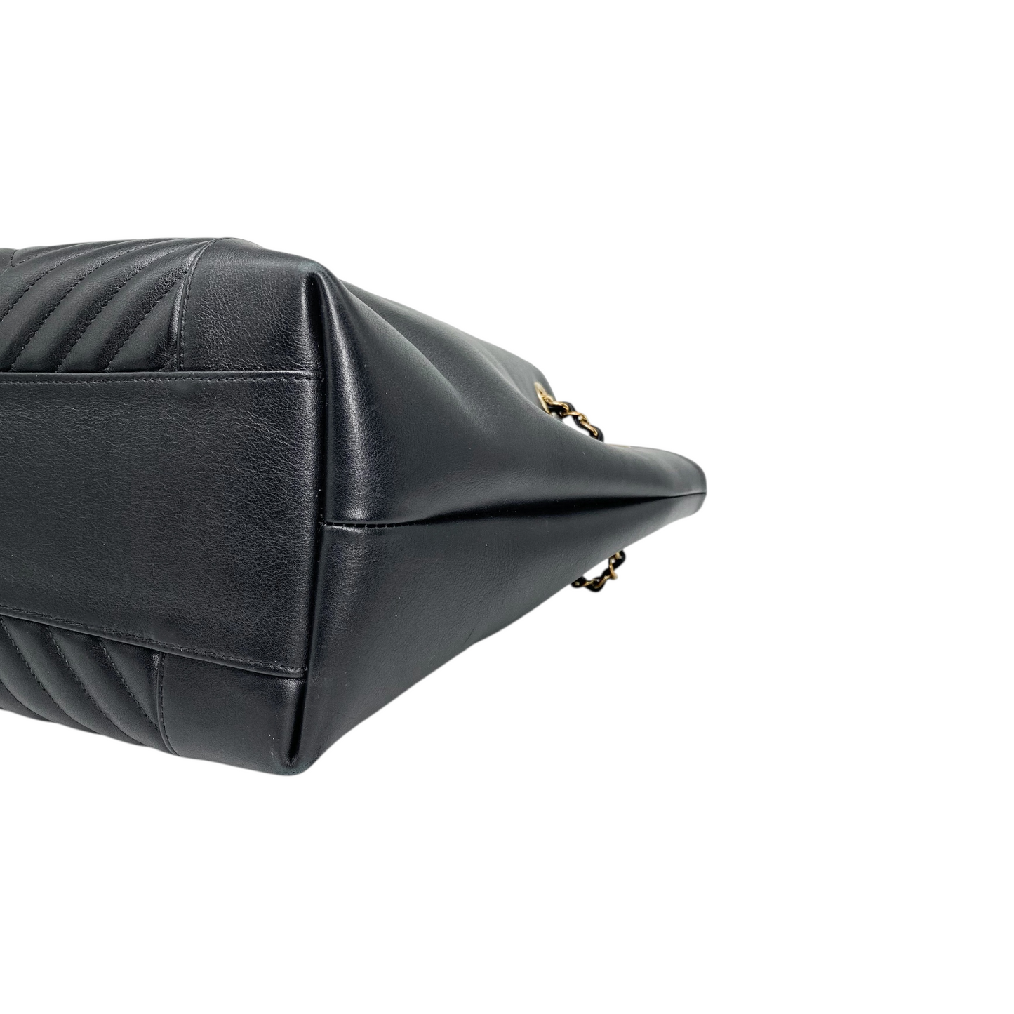 Chanel Black Chevron Tote